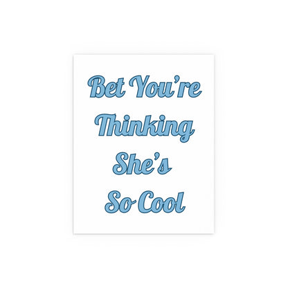Gracie Abrams - That's So True (White + Blue) Glow On Prints