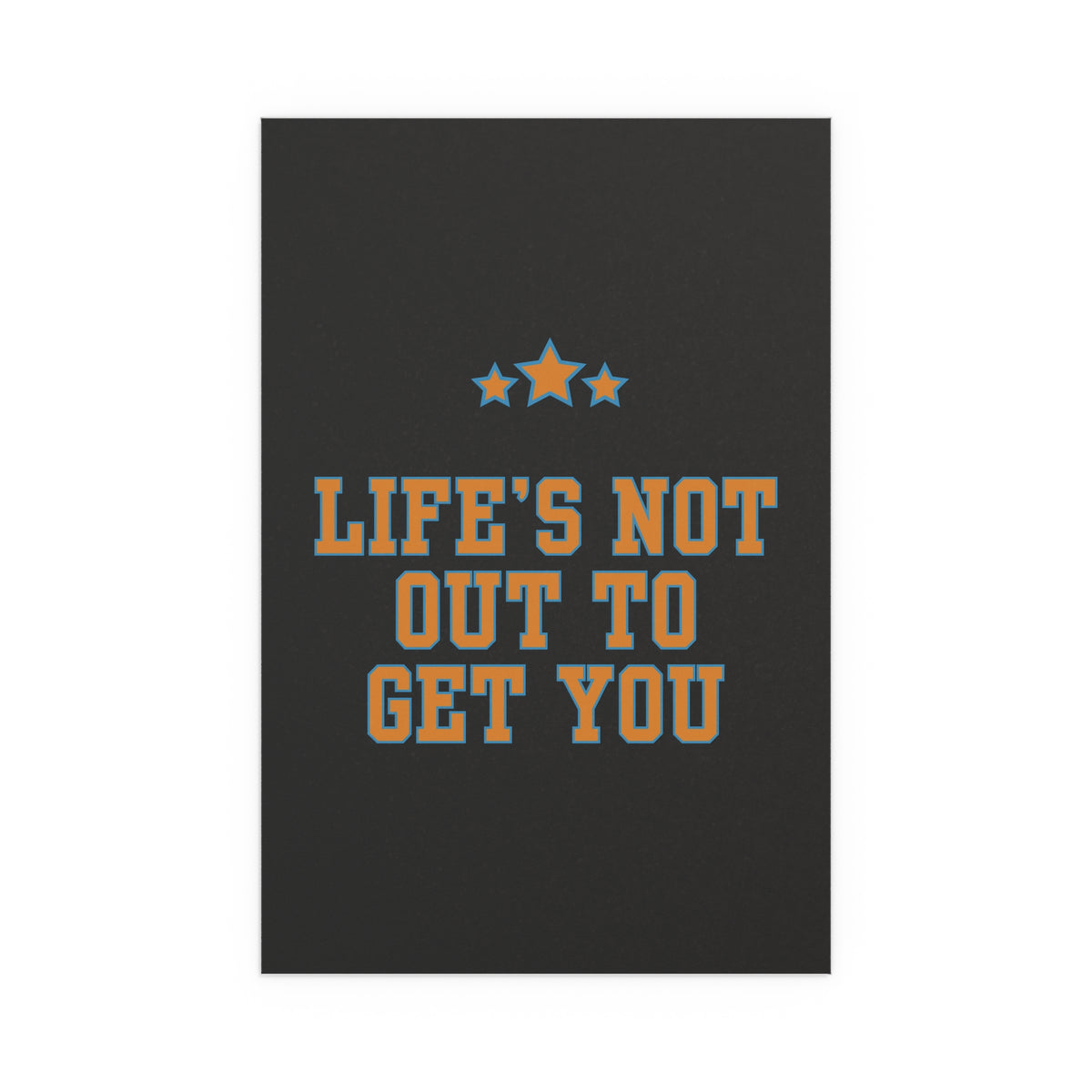 Neck Deep - Life's Not Out To Get You (Black & Orange)