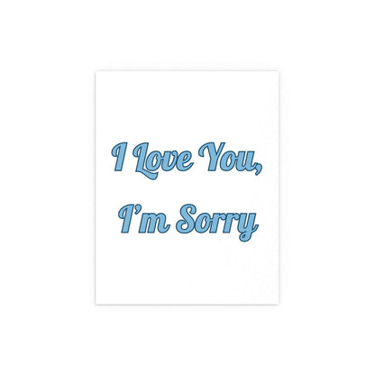 Gracie Abrams - I Love You, I'm Sorry (White + Blue) Glow On Prints
