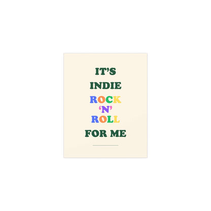 The Killers - Glamorous Indie Rock n Roll (Off-white) Glow On Prints