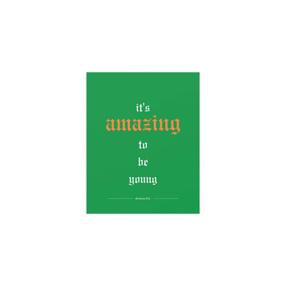 Fontaines DC - It's Amazing To Be Young (Tricolour) Glow On Prints