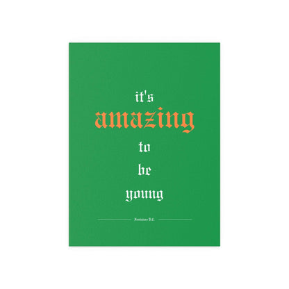 Fontaines DC - It's Amazing To Be Young (Tricolour) Glow On Prints