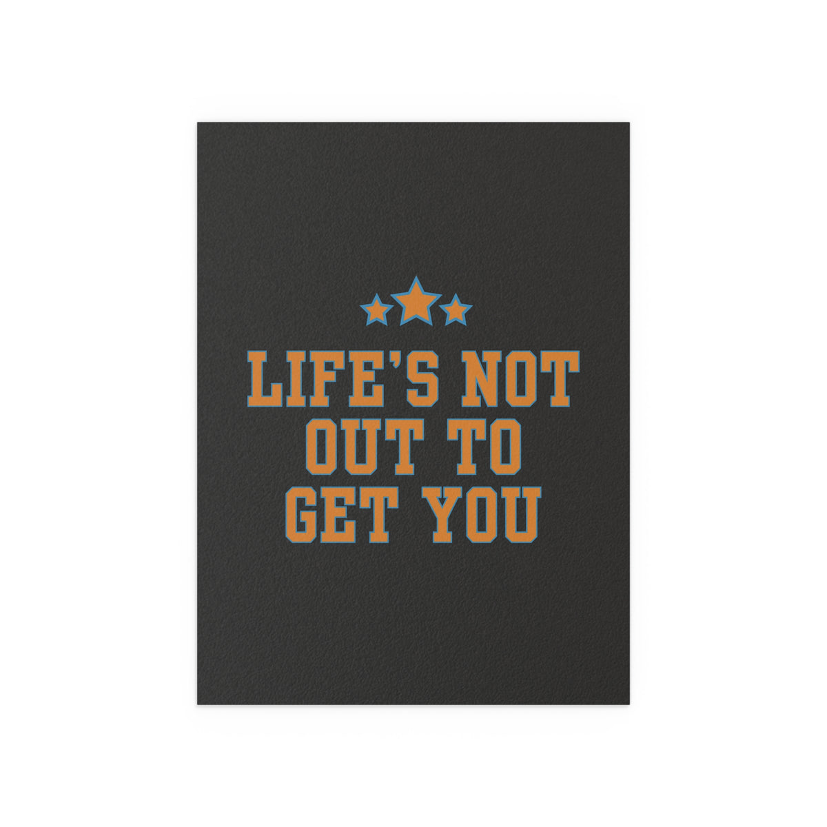 Neck Deep - Life's Not Out To Get You (Black & Orange)