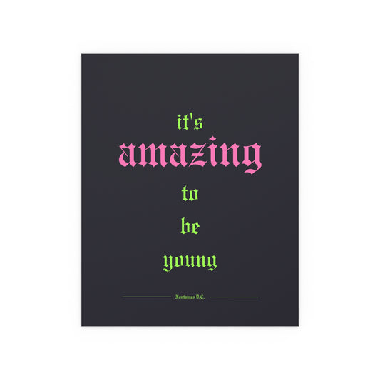 Fontaines DC - It's Amazing To Be Young (Black + Green + Pink)